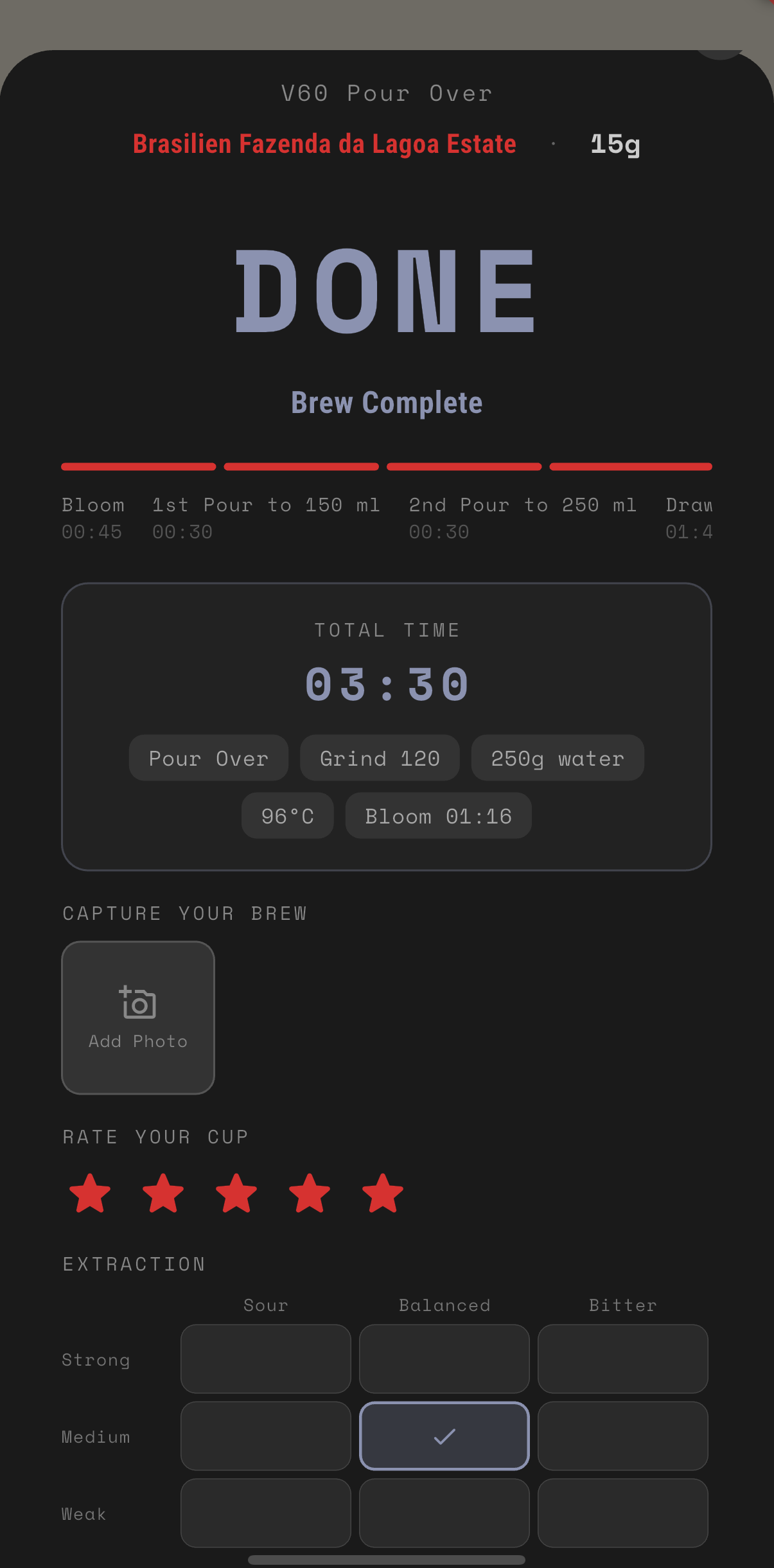 Brew done