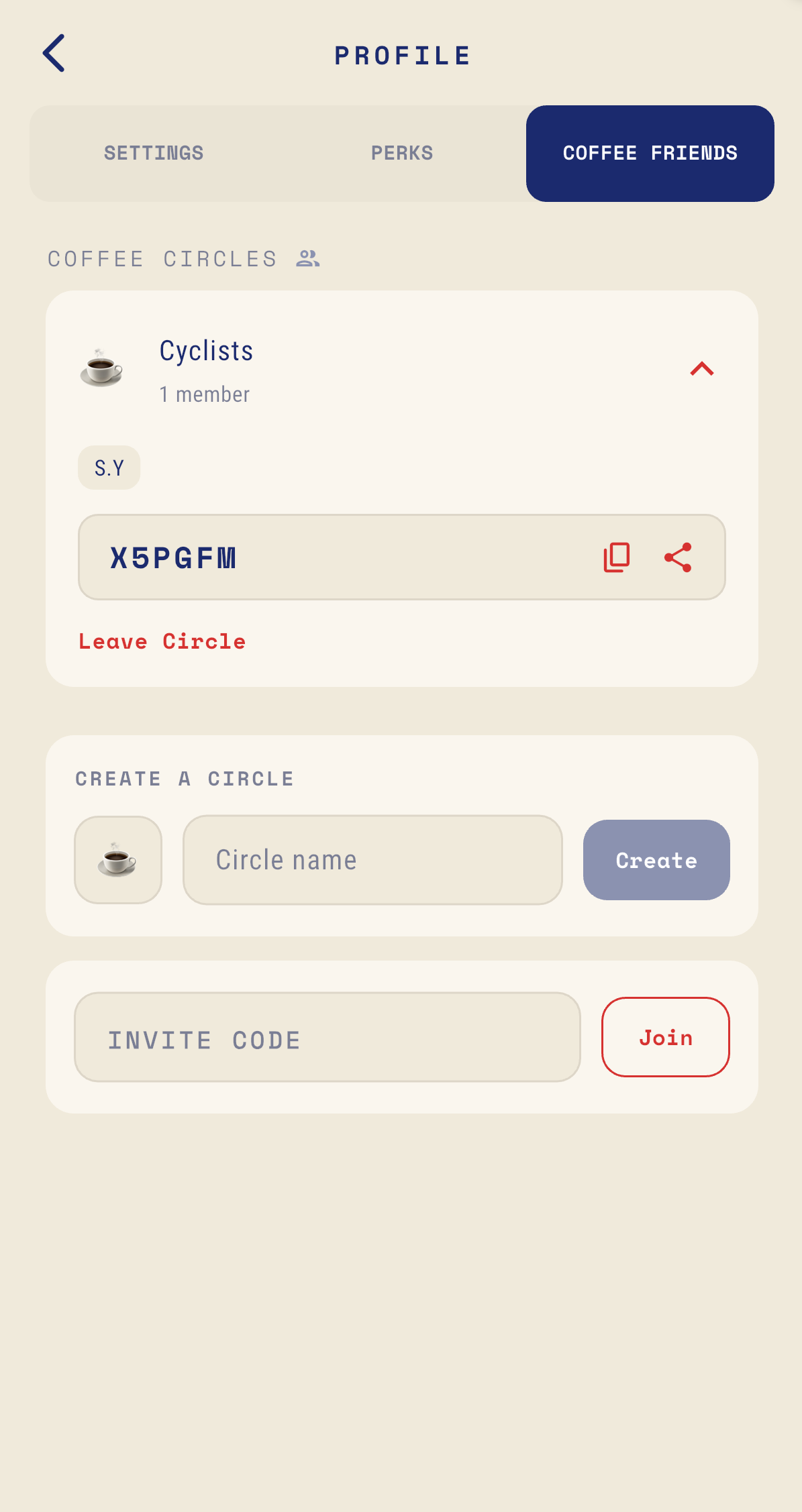 Friend circles